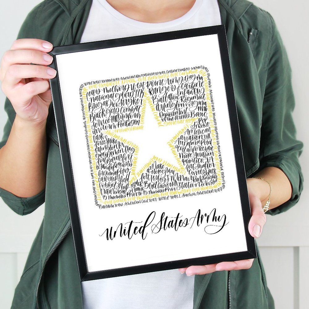 US Army Word Art